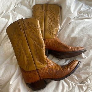 justin cow boy boots